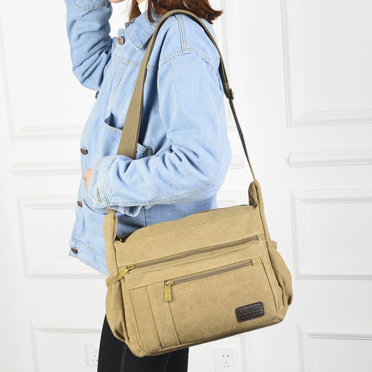 Men's Canvas Four Matching Retro Fashion Bags