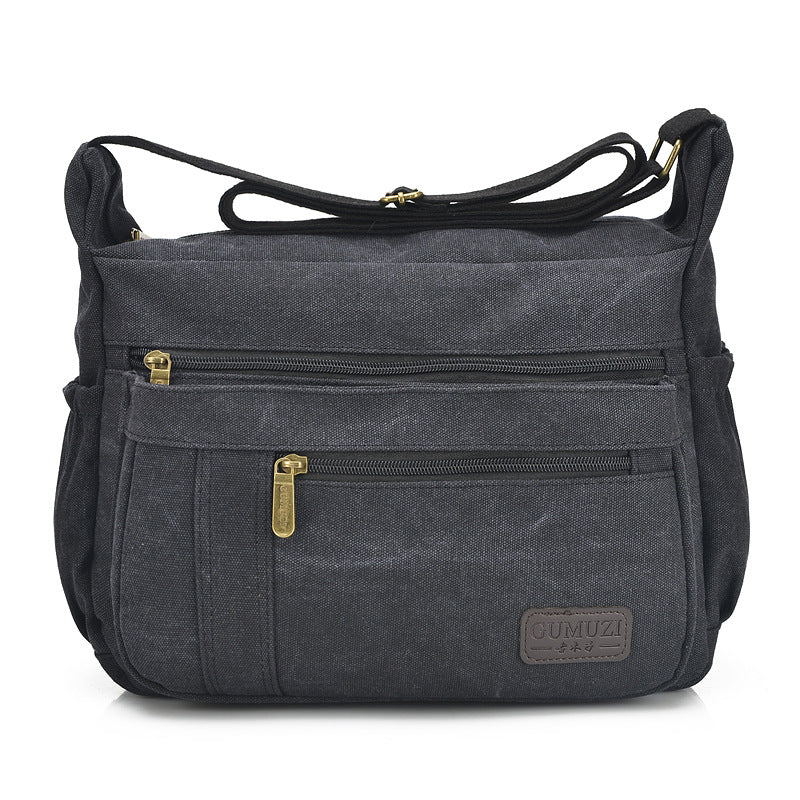 Men's Canvas Four Matching Retro Fashion Bags