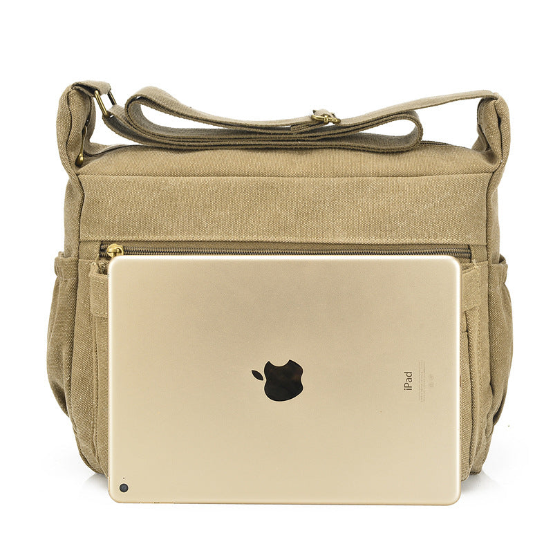 Men's Canvas Four Matching Retro Fashion Bags
