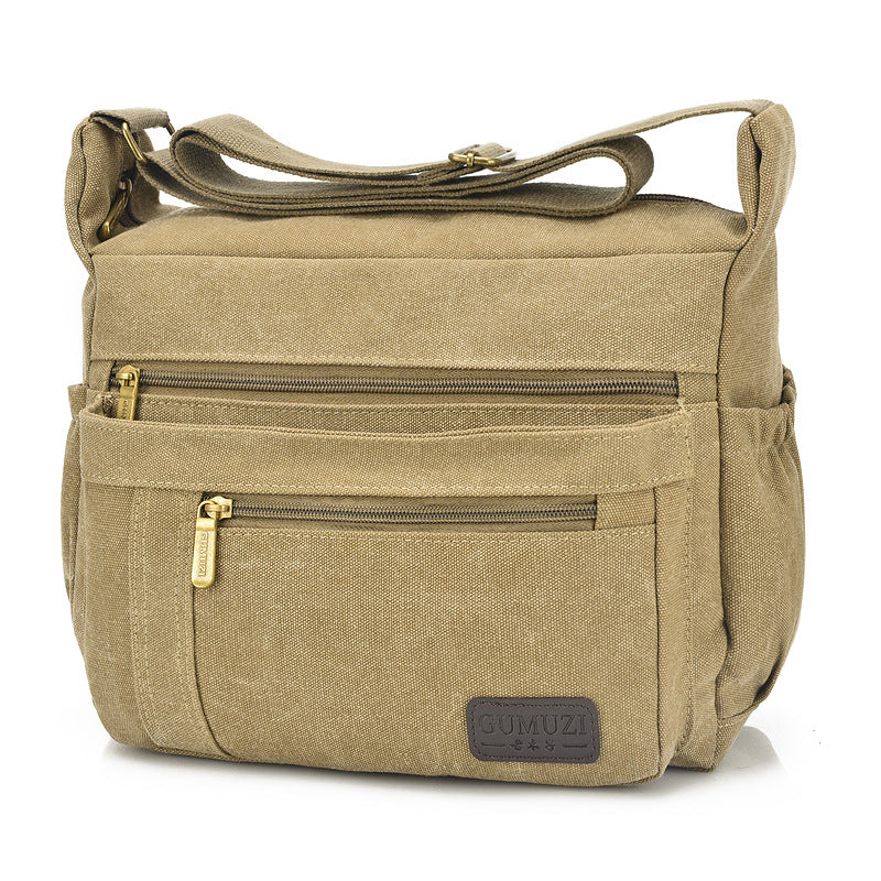 Men's Canvas Four Matching Retro Fashion Bags