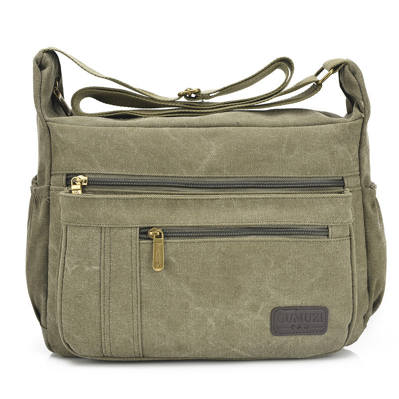 Men's Canvas Four Matching Retro Fashion Bags