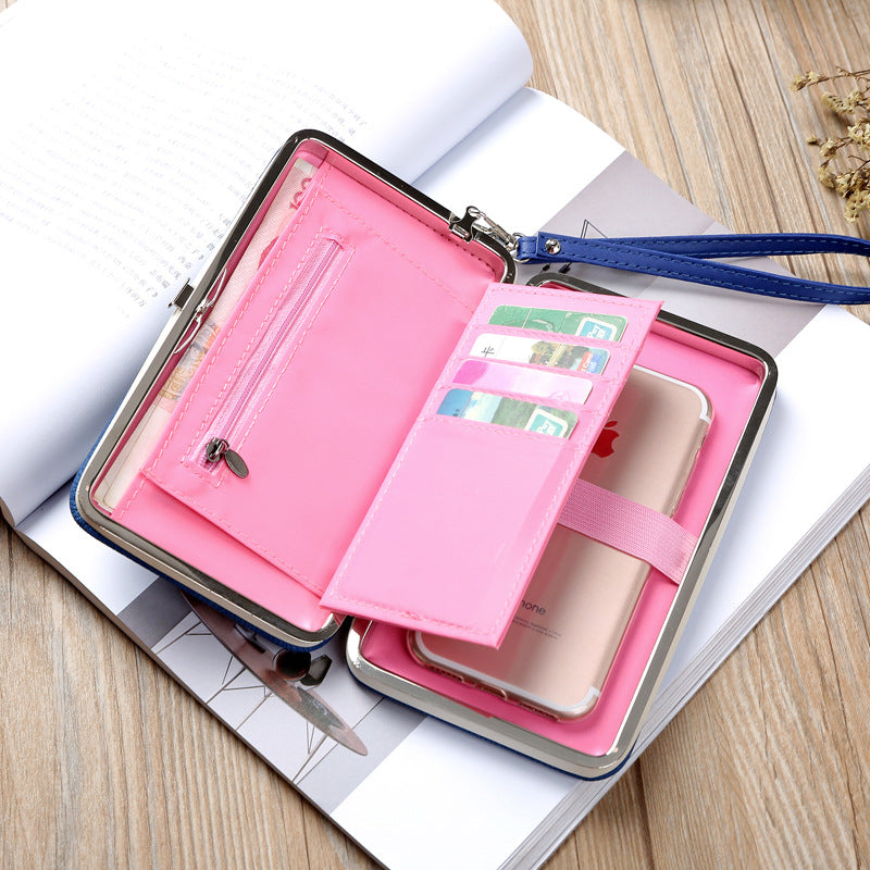 Women's Korean Long Bow Mobile Creative Ladies Wallets