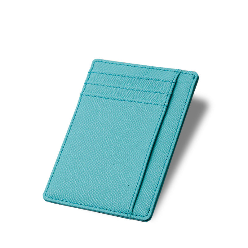 Women's & Men's & Leather Lightweight Clip First Layer Card Holder