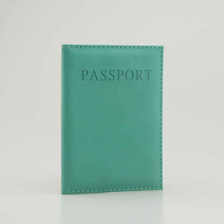 Leather Passport Jacket Short Thin Cover Id Package