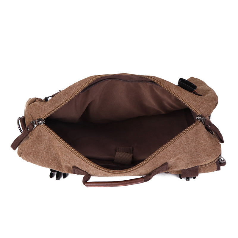 Vintage Canvas Junior High College Hiking Backpacks