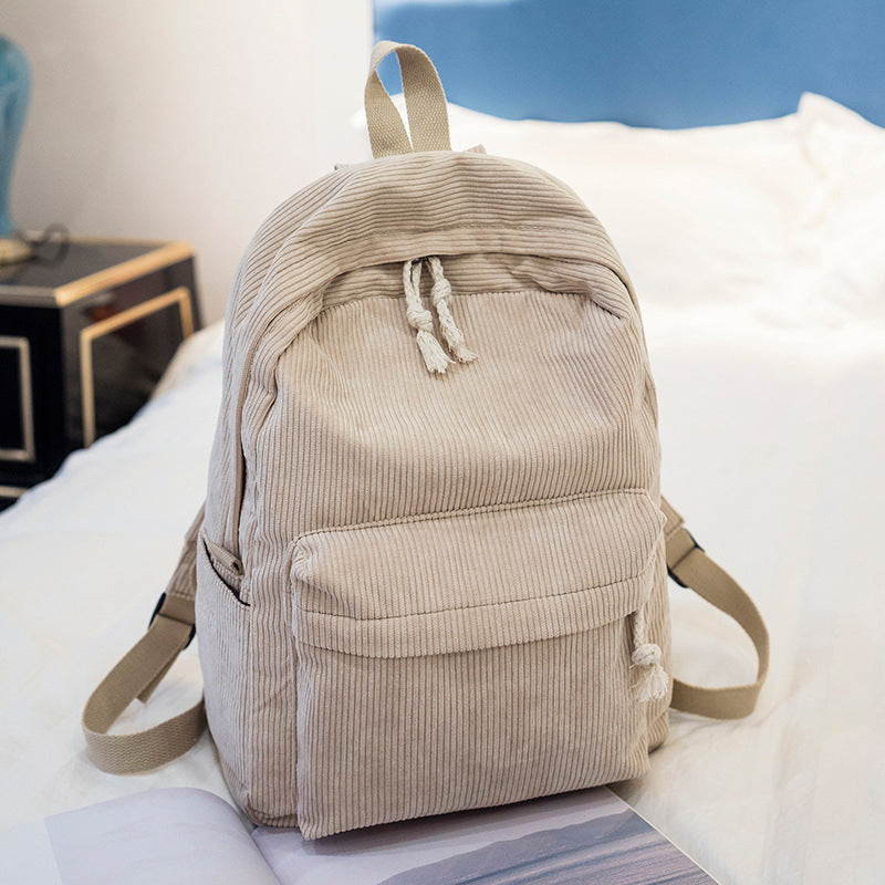 Women's Korean Style Simple Street Trendy Large Backpacks