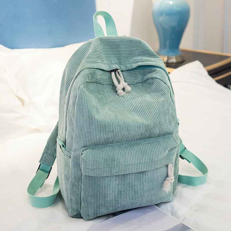 Women's Korean Style Simple Street Trendy Large Backpacks