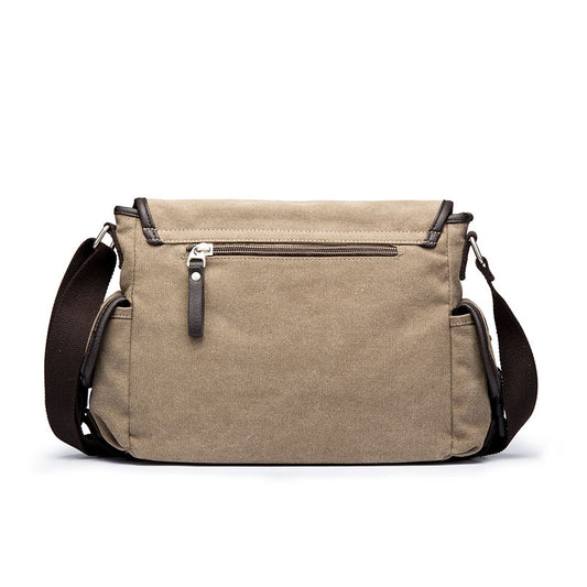 Men's Trendy Canvas Fashion Two-color Personalized Travel Bags