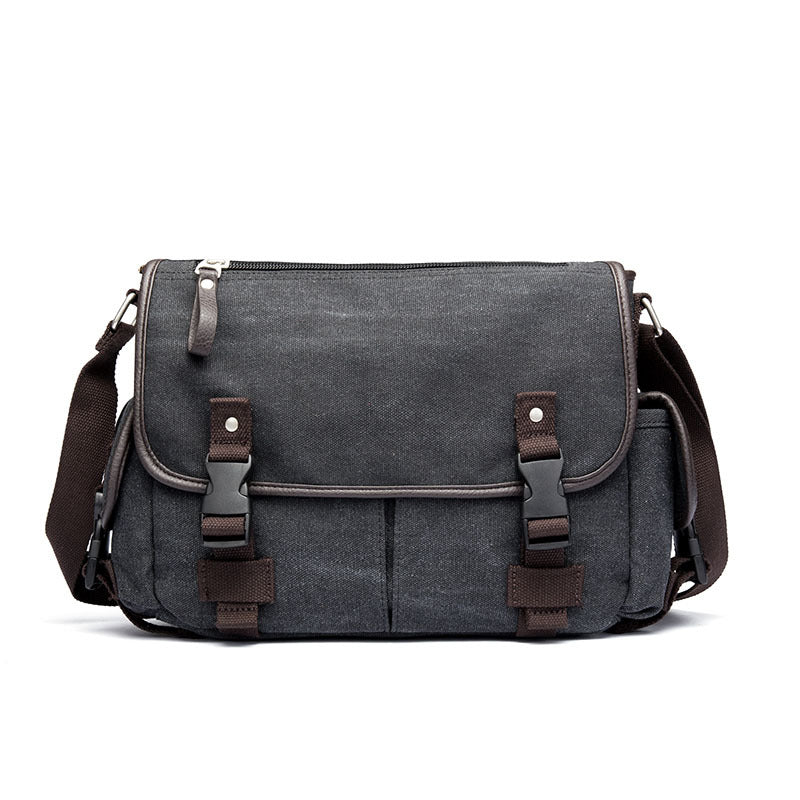 Men's Trendy Canvas Fashion Two-color Personalized Travel Bags