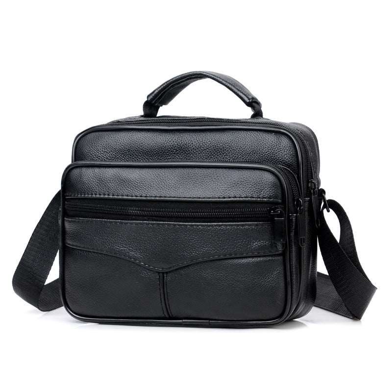 Men's New Attractive Fashion Cowhide Portable Men's Shoulder Bags