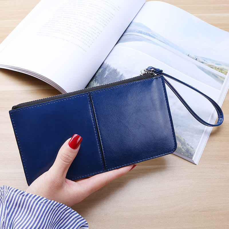Women's Zip Female Long Clutch Multi Slots Ladies Wallets