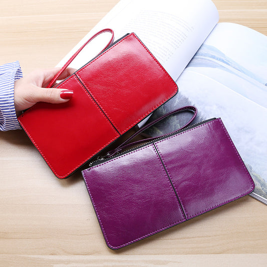 Women's Zip Female Long Clutch Multi Slots Ladies Wallets
