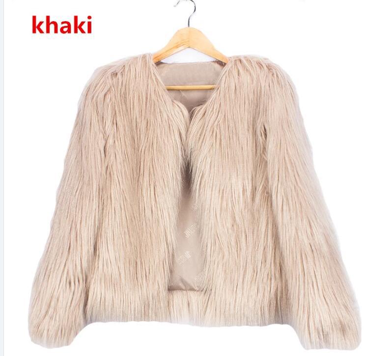 Women's Versatile Faux Fur Warm Long Coats