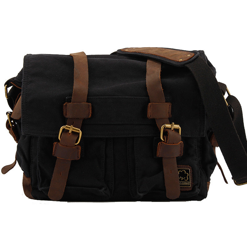 Men's S. C. Cotton Simple Canvas Men's Messenger Bags