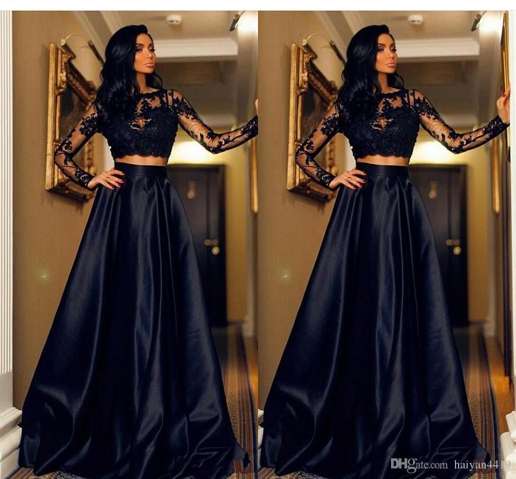 Lace Mesh Embroidered Two-piece Party Dress Wedding Dresses