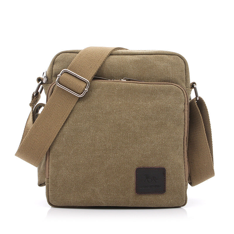 Men's Canvas Vintage Military Fan With For Men's Messenger Bags