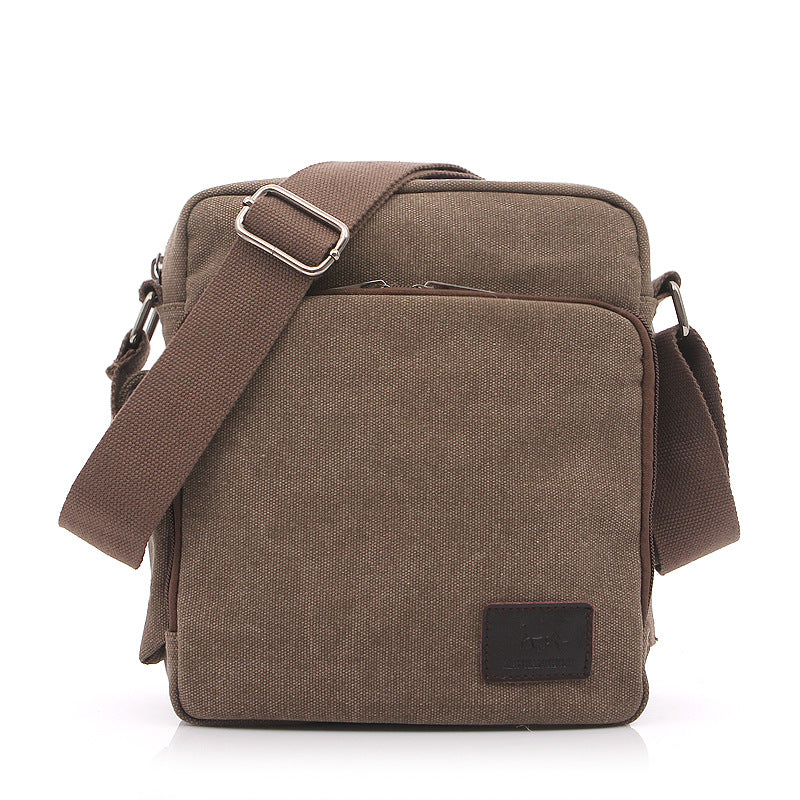 Men's Canvas Vintage Military Fan With For Men's Messenger Bags
