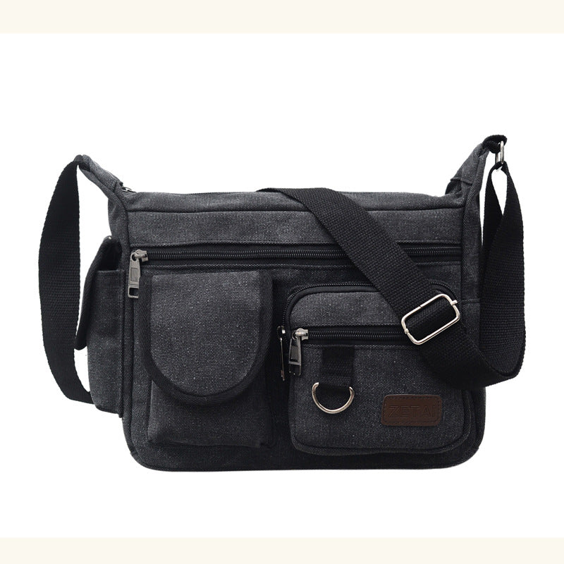 Men's Pretty Elegant Vintage Canvas High-grade Men's Shoulder Bags