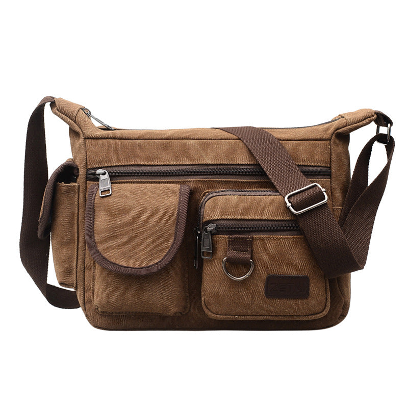 Men's Pretty Elegant Vintage Canvas High-grade Men's Shoulder Bags