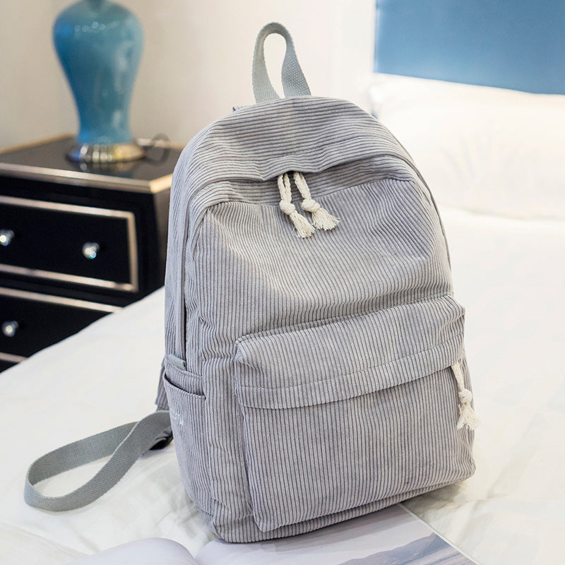 Women's Korean Style Simple Street Trendy Large Backpacks
