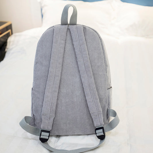 Women's Korean Style Simple Street Trendy Large Backpacks