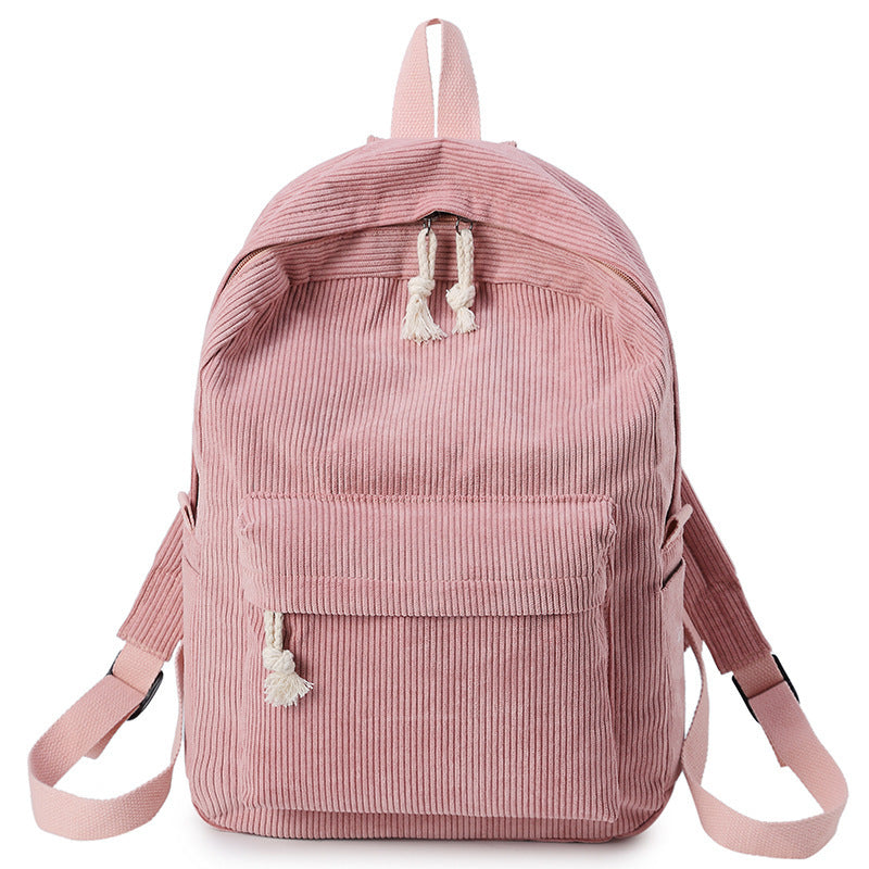 Women's Korean Style Simple Street Trendy Large Backpacks