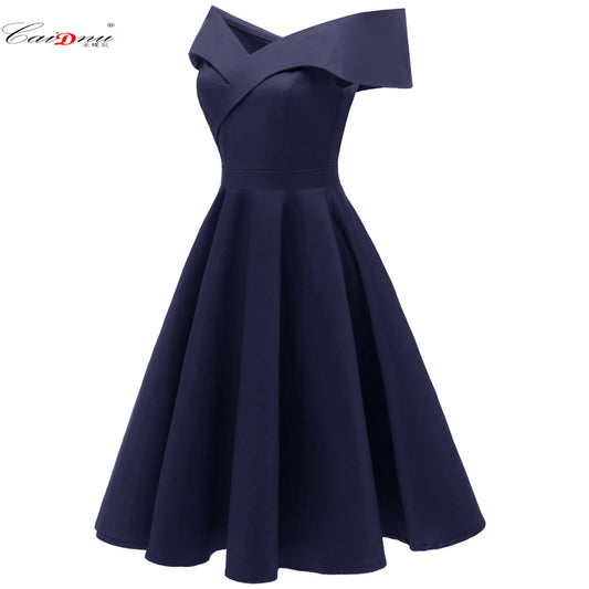 Beautiful Popular Autumn Elegant Waist Dress Dresses