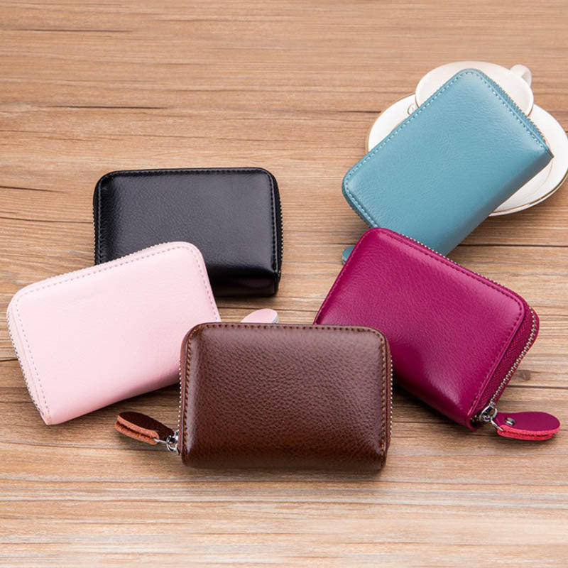 Genuine Leather For Both Male Female Card Holder
