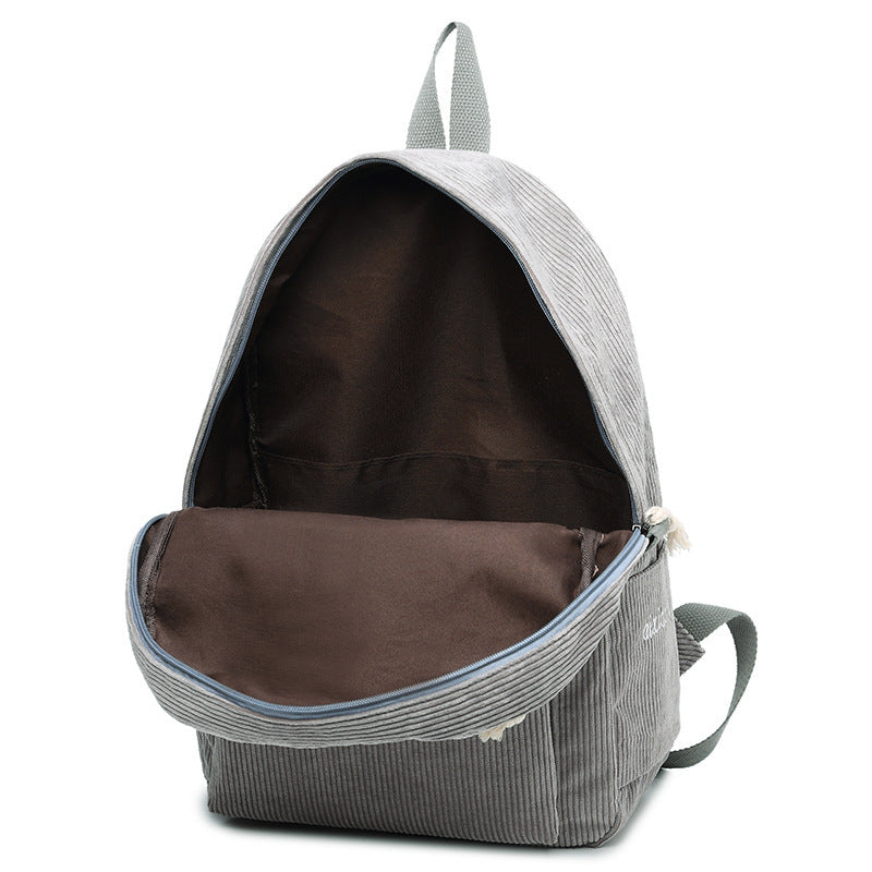 Women's Korean Style Simple Street Trendy Large Backpacks