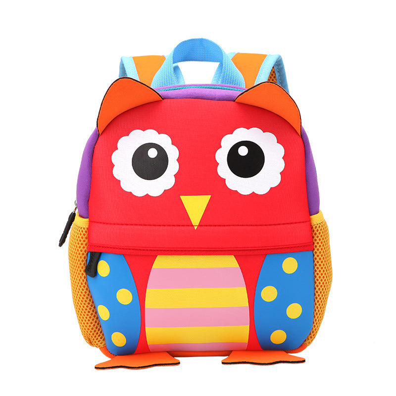 Middle-class Ultra Light Neoprene Cartoon Cute Kindergarten School Bags