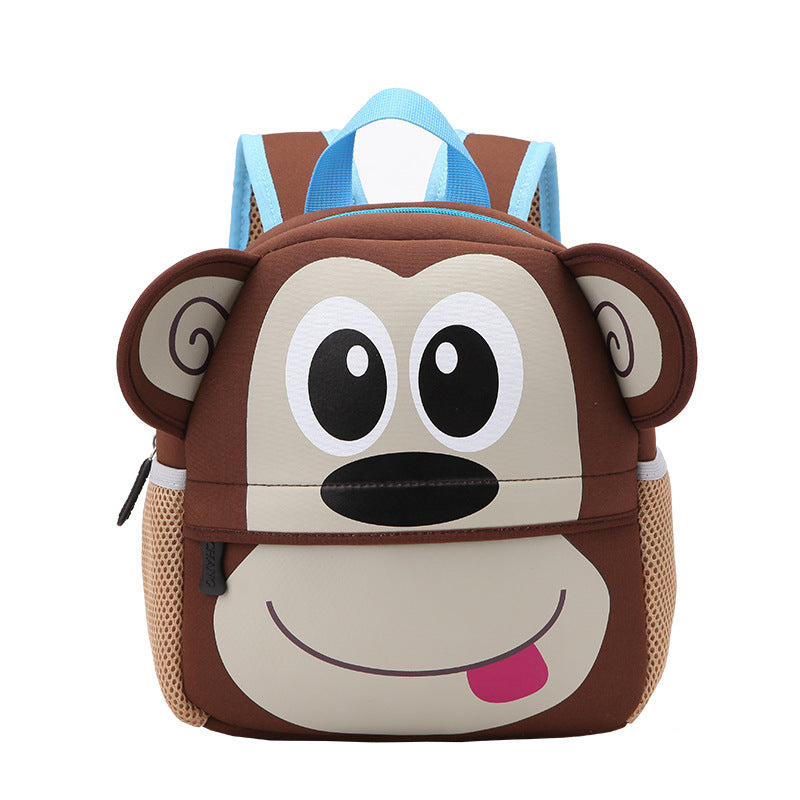 Middle-class Ultra Light Neoprene Cartoon Cute Kindergarten School Bags