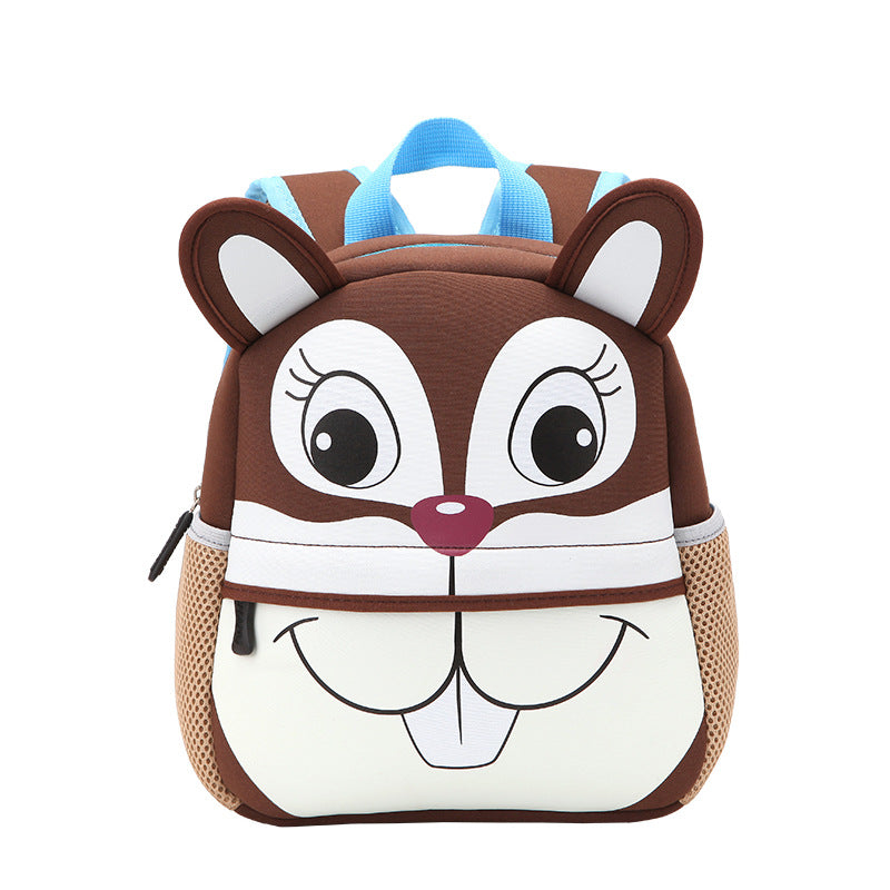 Middle-class Ultra Light Neoprene Cartoon Cute Kindergarten School Bags