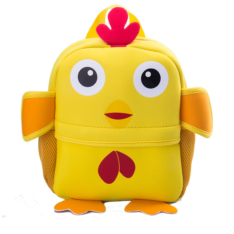 Middle-class Ultra Light Neoprene Cartoon Cute Kindergarten School Bags