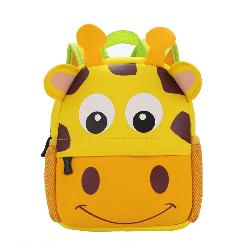 Middle-class Ultra Light Neoprene Cartoon Cute Kindergarten School Bags