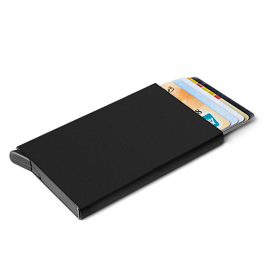 Automatic Pop-up Aluminum Clamp Bankcards Box Bags