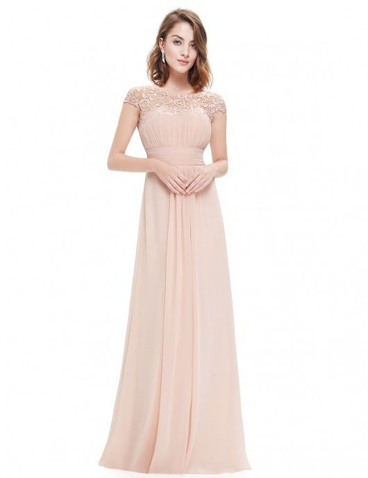 Women's Elegant Summer Lace Dress Bridesmaid Wedding Dresses