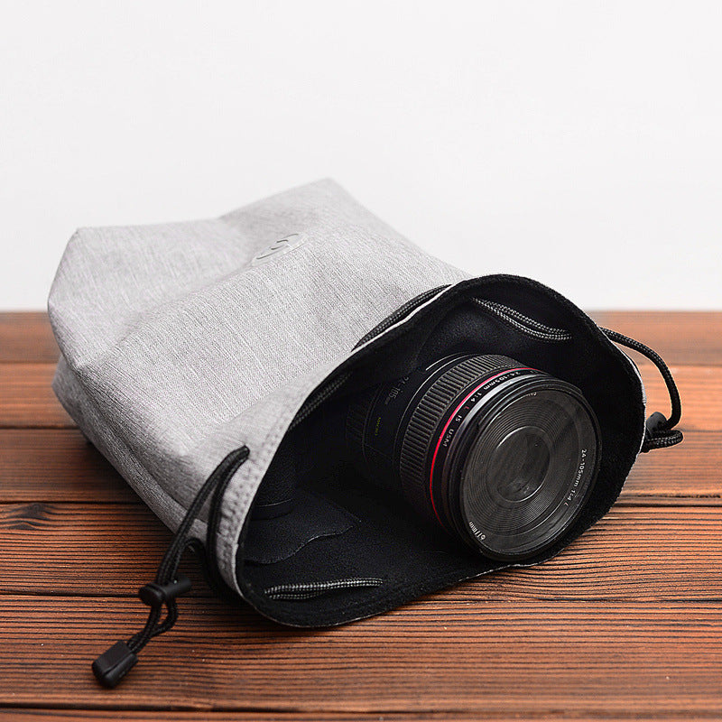 Lens Cover Liner Drawstring Protective Portable Bags
