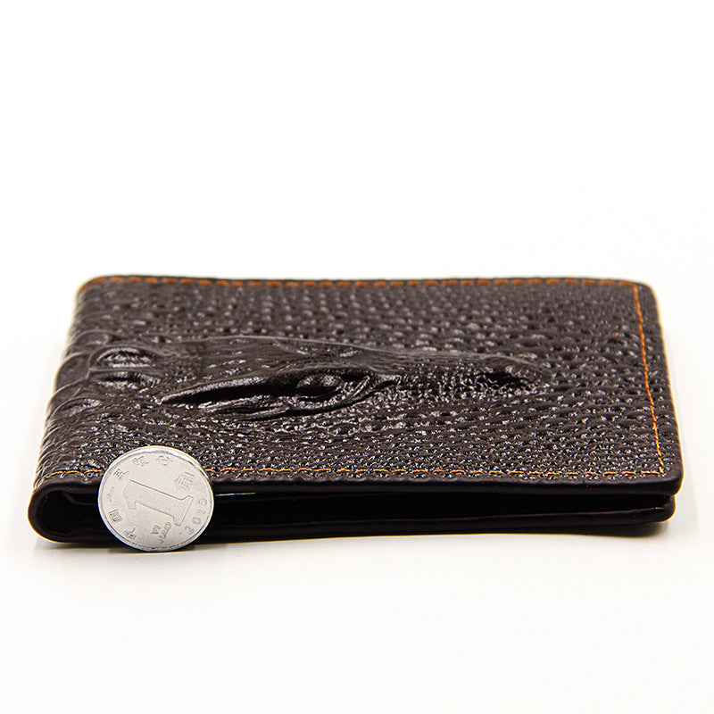 Driving License Leather Multiple Slots Crocodile Id Package