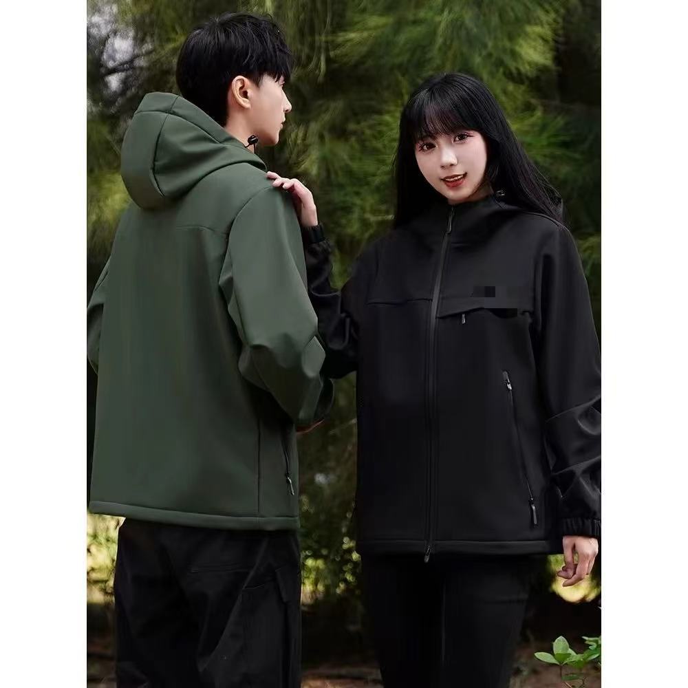 Slouchy Durable Mou Li Soft Shell Coats