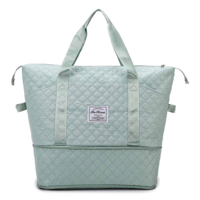 Dry Wet Separation Rhombus Pending Portable Pouch Bags