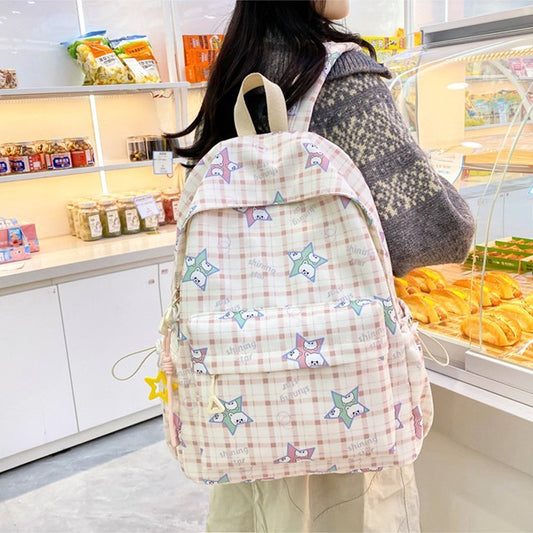 Cute Female Cartoon Iti Large Capacity For Backpacks