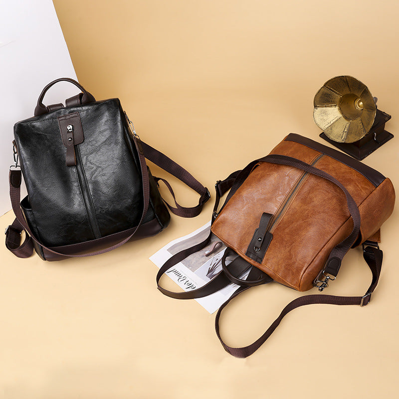 Women's Beautiful Soft Leather Fashion For Backpacks