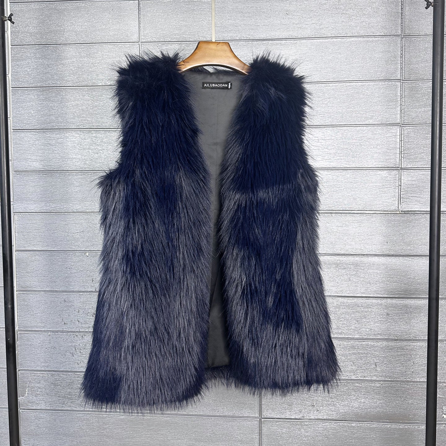 Women's Faux Camisole Fox Fur Winter Mid-length Coats