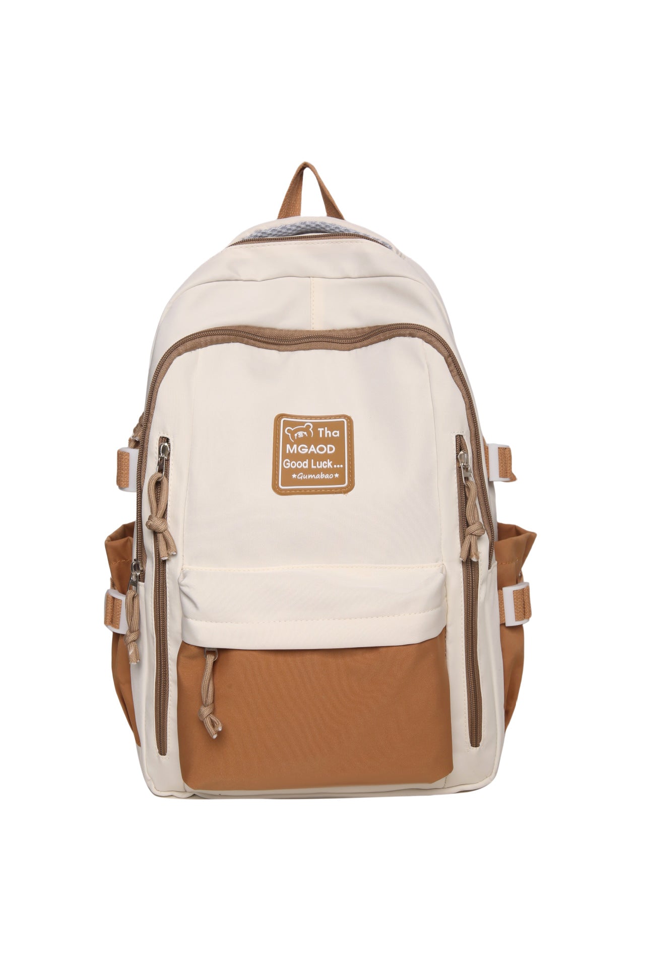 Women's Large Capacity Style Contrast Color Fashion Middle School Students' Schoolbags