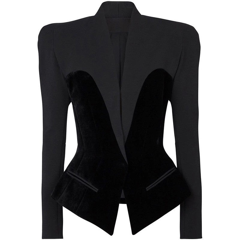 New Fashion Structure Profile Veet Stitching Small Suit