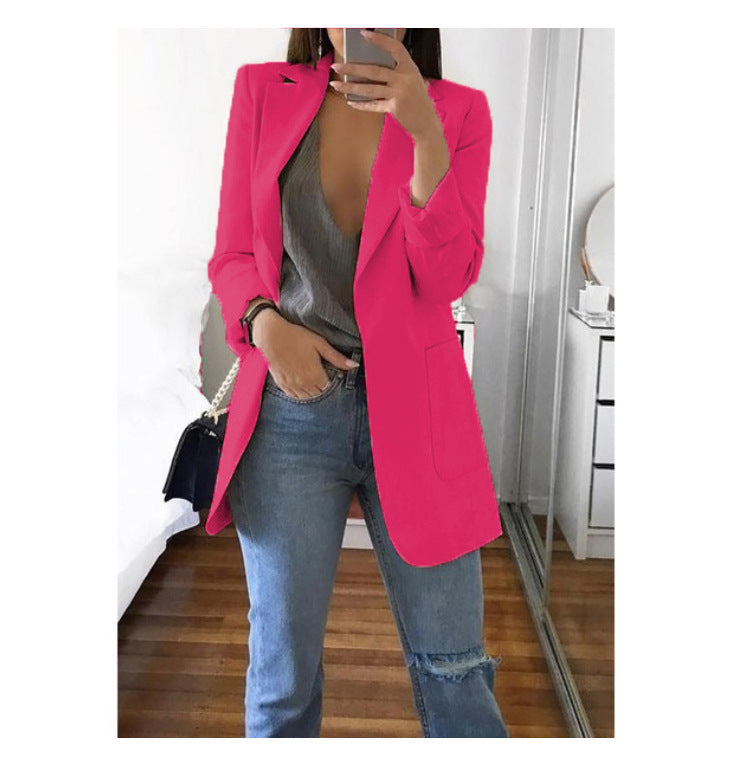 Comfortable Women's Fashion Polo Collar Graceful Cardigans