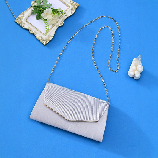 Silk Texture Pleated Dinner Simple Fashion Bags