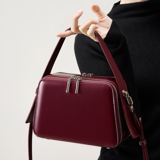 Stylish Women's Commuter Genuine Leather Design Handbags