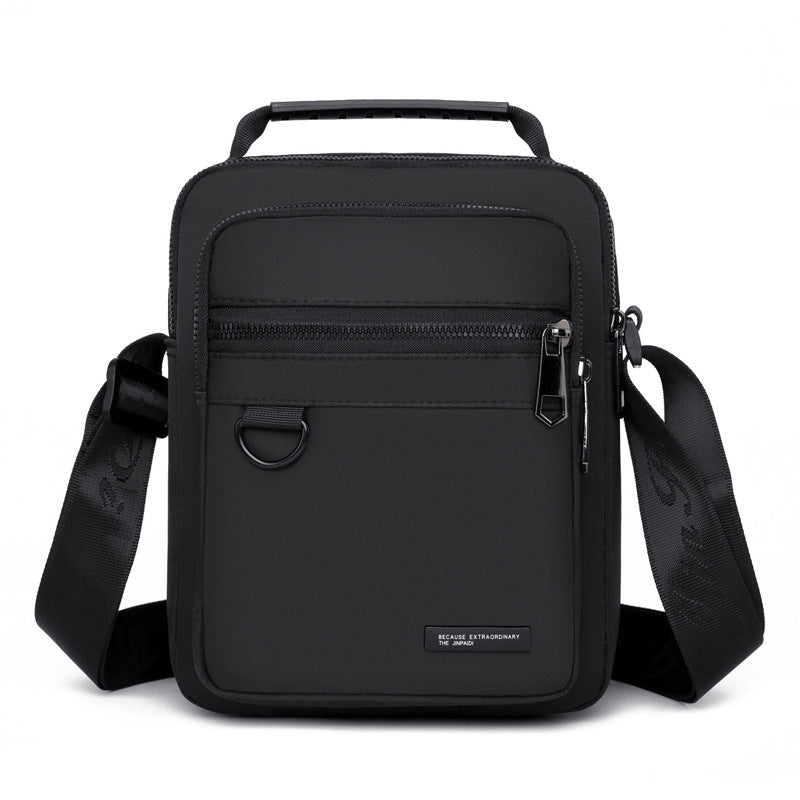 Men's Fashion Vertical Design Simple Oxford Cloth Men's Shoulder Bags
