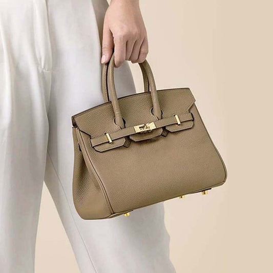 Women's Layer Cowhide Leather Commuter Large Capacity Handbags